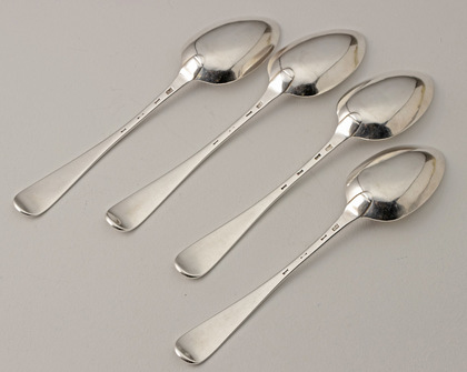 Scottish Georgian Silver Tablespoons (Set of 4) - Patrick Robertson, Bottom Marked